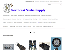 Tablet Screenshot of northeastscubasupply.com